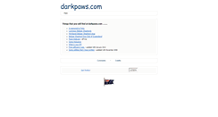 Desktop Screenshot of darkpaws.com